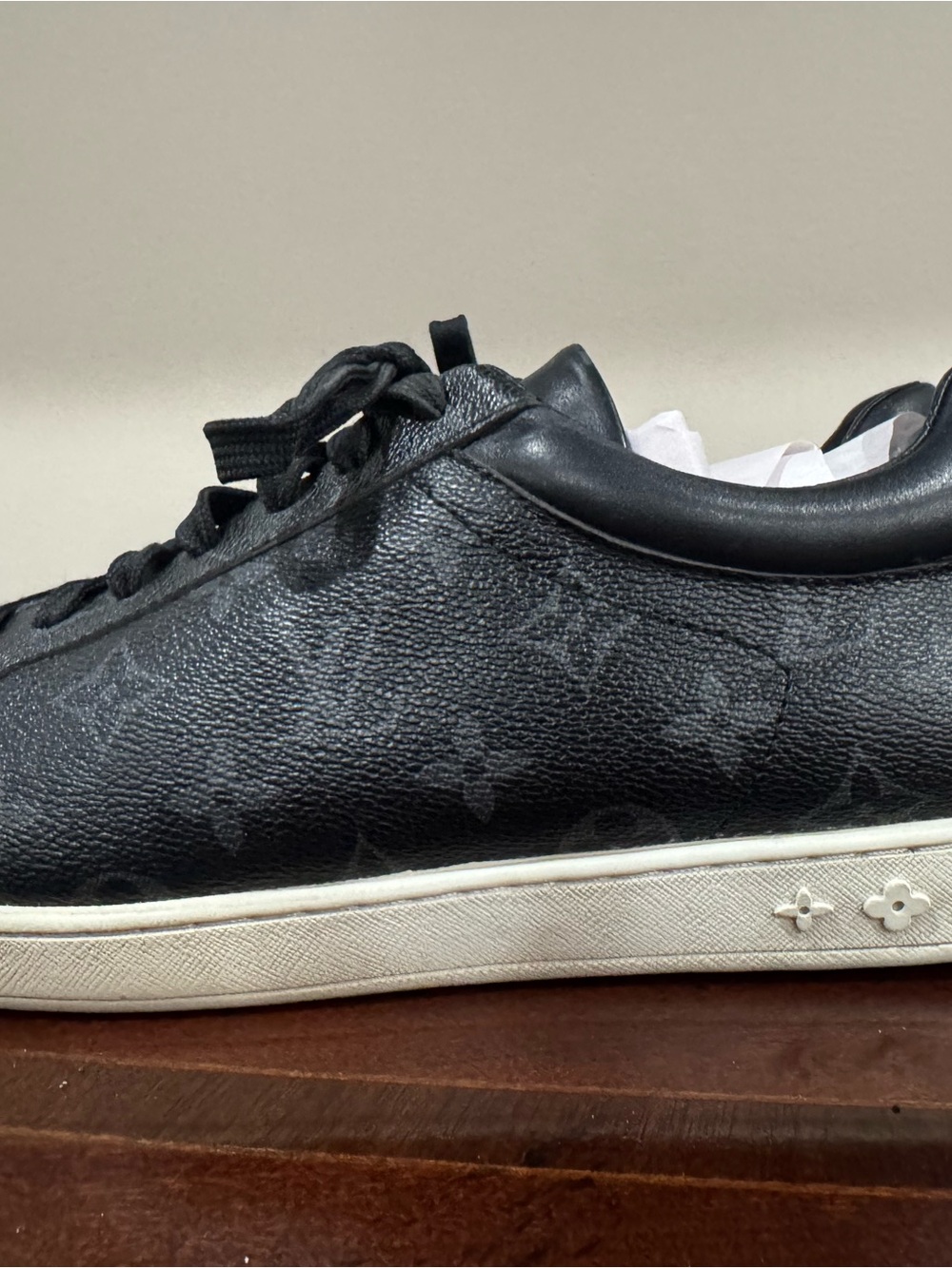 Louis Vuitton Men’s Black Monogram Low-Top Sneaker